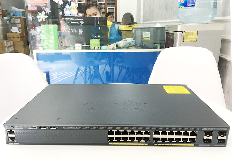 Switch Cisco WS-C2960X-24TS-L chính hãng